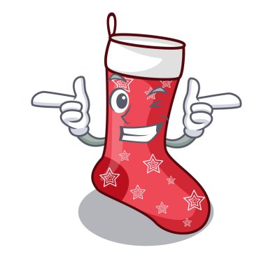 İçin Noel çorap wink karikatür Noel hediyeleri