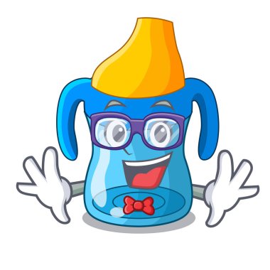 Geek karikatür içki eğitim Kupası bebek için