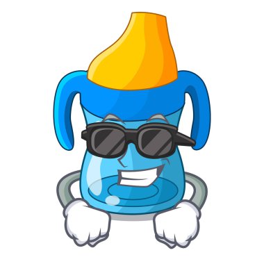 Süper cool karikatür içki eğitim Kupası bebek için