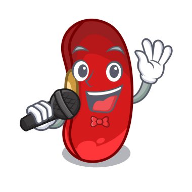 Kırmızı fasulye karikatür Kupası'nda şarkı