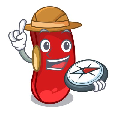 Explorer kırmızı fasulye karikatür Kupası