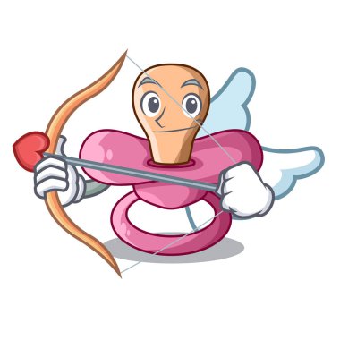 Aşk tanrısı karakter çocuk emzik uyumak için