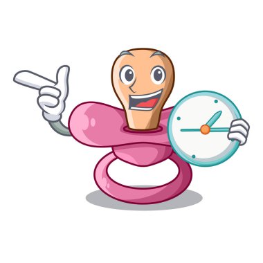 Saati ile Yenidoğan emziği karikatür emiyor