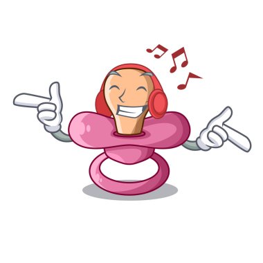 Yeni doğmuş bir bebek için dinleme müzik çizgi film emzik