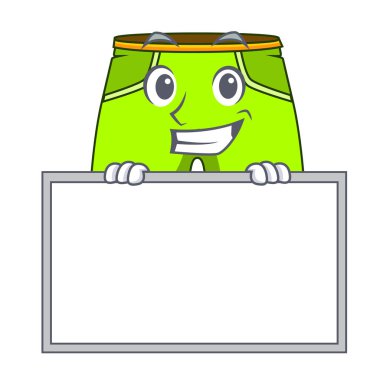 Yönetim Kurulu karakter stili kısa pantolon için mekân ile sırıtarak