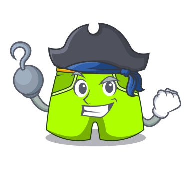 Korsan karakter stili kısa pantolon mekân için