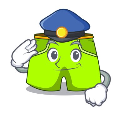 Polis karakter stili kısa pantolon mekân için