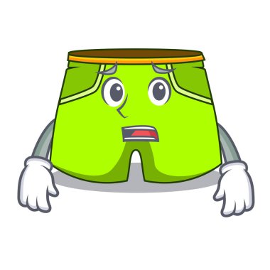 Korkarım karikatür şort tarzı yüzme için