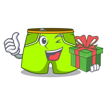 Hediye karikatür şort tarzı yüzme için ile