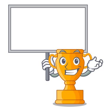 Board karakter altın kupa Ödülü için yarışma getirmek