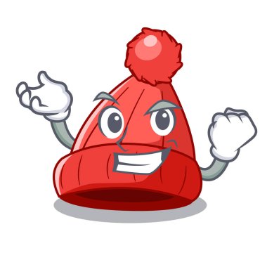 Başarılı ev yapımı komik ve sıcak fasulye karikatür vektör çizim