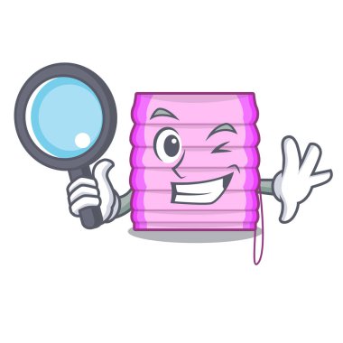 Bir pencere ev vektör çizim Dedektif karikatür kör bahisleri