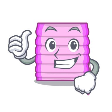 Başparmak yukarıya pencere ev vektör çizim karikatür kör bahisleri