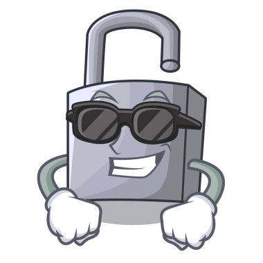 Süper cool karikatür kilidi asma kilit tablo