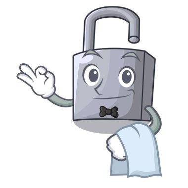 Garson Anahtarcı asma kilit karikatür kapısı