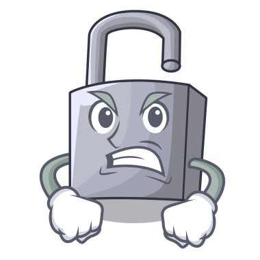 Çizgi film kapısı kızgın Anahtarcı asma kilit