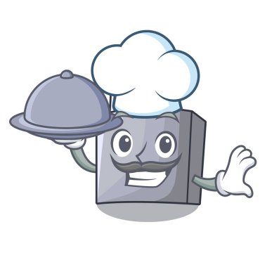 Şef gıda Anahtarcı asma kilit karikatür kapısı ile