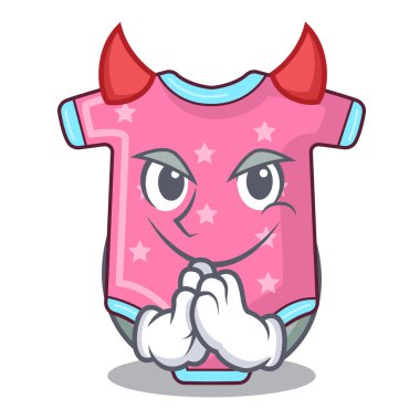 Yenidoğan için şeytan karikatür bebek giyim