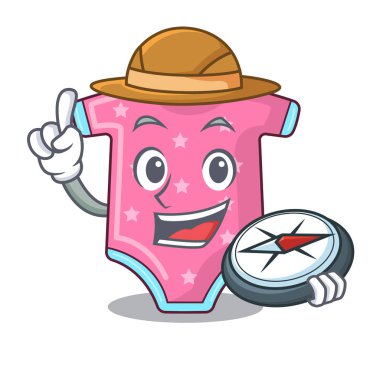 Yenidoğan için Explorer karikatür bebek giyim