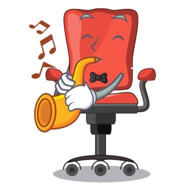 Trompet karikatür masa sandalye ile modern oturma odası