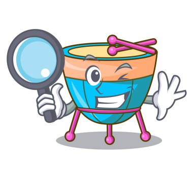 Dedektif karikatür timpani orkestra grubu