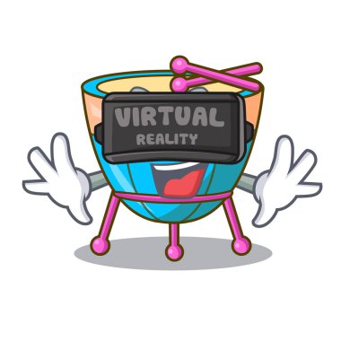 Sanal gerçeklik karikatür timpani stüdyo müzik