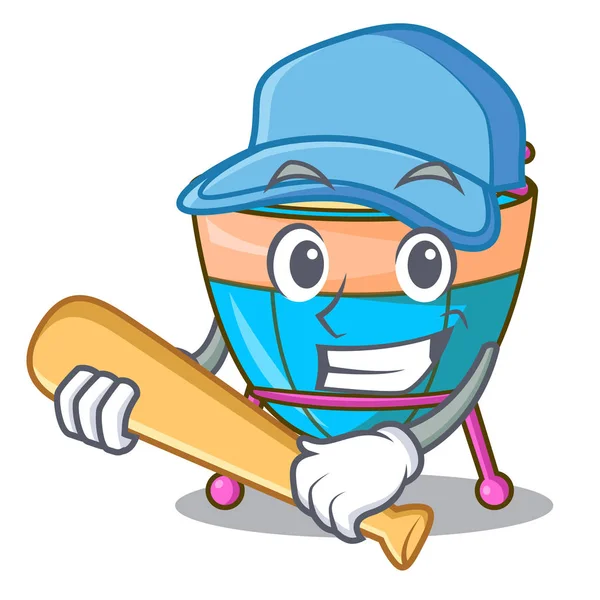 İskambil beyzbol karakter karikatür vurmalı enstrüman timpani