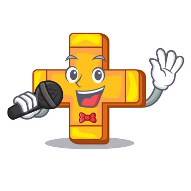 Şarkı artı işareti ek sembolü çizgi film