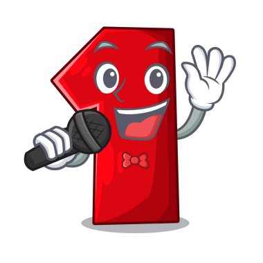 Şarkı karikatür şampiyon için bir numara