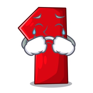 Ağlayan karikatür şampiyon için bir numara