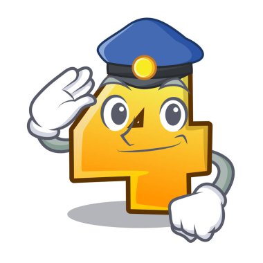 karakter sayısı dört duvar vektör çizim üzerinde