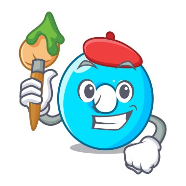 Sanatçı karakter vektör çizim sıfır numaraya