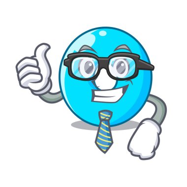 İşadamı bir karikatür vektör çizim sıfır numaraya