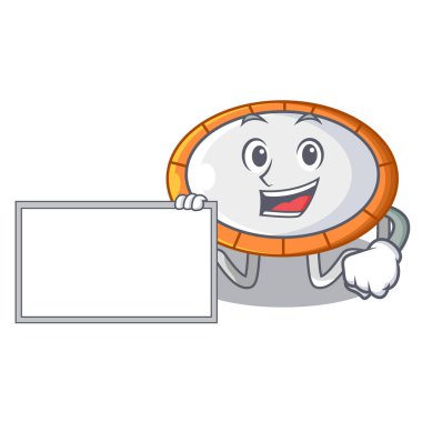 Şeklin çizgi film gerçekçi simge vektör illustrtion atlama tahtası Trambolin ile