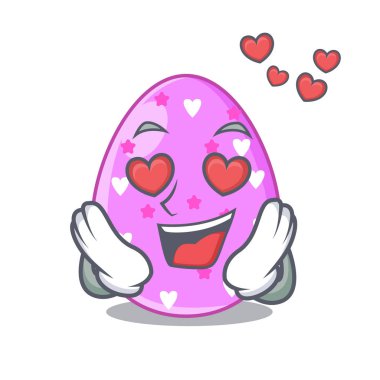 Aşk yumurta Paskalya tatili karakter içinde gözlük vektör esnaf