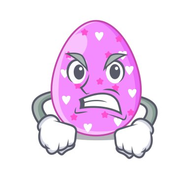 Kızgın yumurta Paskalya tatili karakter gözlük vektör esnaf için