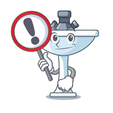 İşareti ile karikatür lavabo mutfak Oda vektör çizim