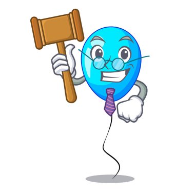 Mavi balon grup tasarım karikatür vektör esnaf üzerinde hakim