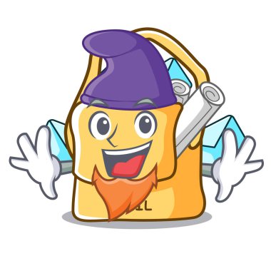 Elf çanta çuval doldurmak karikatür posta vektör çizim