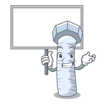 Yönetim Kurulu cıvata karikatür vektör illüstrasyon izole bisikletle getirmek