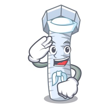 Denizci cıvata karikatür vektör illüstrasyon izole Bisiklet