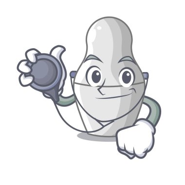 İç içe geçirme Doktor örnekler bebekler Rus karakter vektör çizim üzerinde