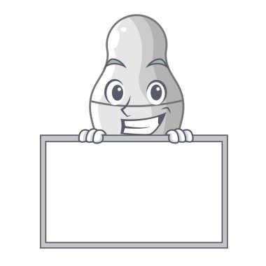 Yönetim Kurulu ile iç içe geçirme sırıtarak örnekler bebekler Rus karakter vektör çizim üzerinde