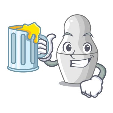 Vektör çizim boyalı değil bebek suyu karikatür ile iç içe geçirme