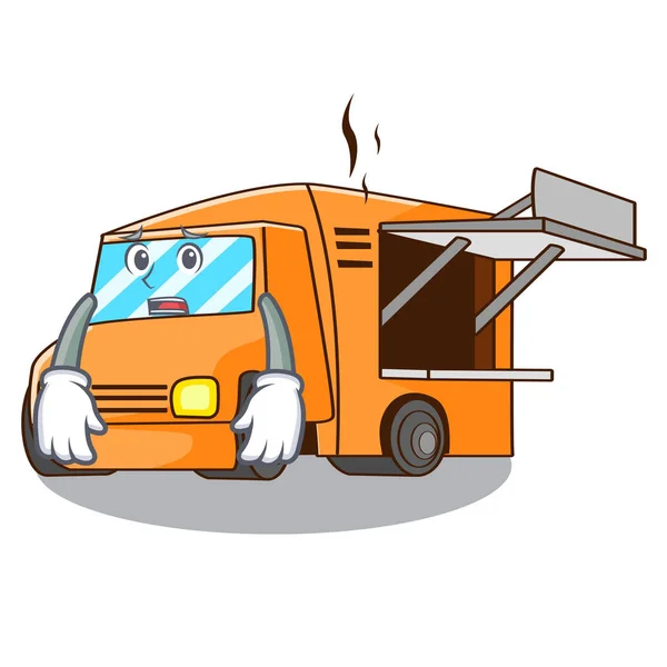 Φεστιβάλ Φορτηγών Φοβάται Τροφίμων Σχήμα Καρτούν Εικονογράφηση Φορέα — Διανυσματικό Αρχείο
