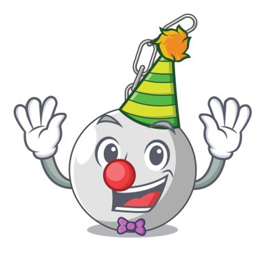 Palyaço kadarolanlar vektör çizim Hitting karakter bağlı