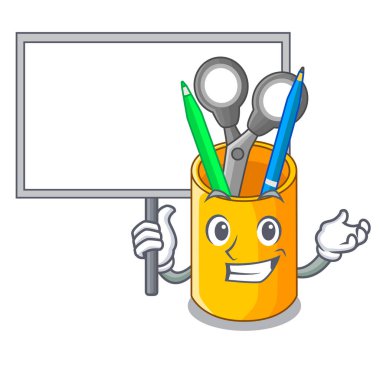 Yönetim Kurulu Organizatör masaüstü üstten görünüm çizgi film vektör illustrtion ile getir