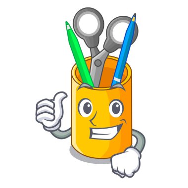 Okul organizatör masaüstü oluşturma karakter vektör çizim üzerinde yaşasın