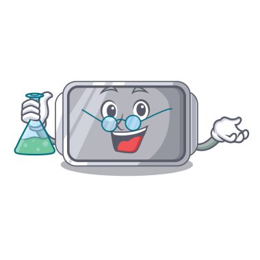 Profesör Pan şekil karikatür vektör çizim üzerinde pişirme