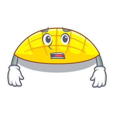 Yazık ki dilim mang caharacter şekli vektör çizim üzerinde